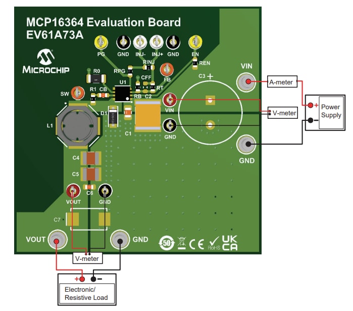 Microchip Technology MCP16364 Evaluation Board